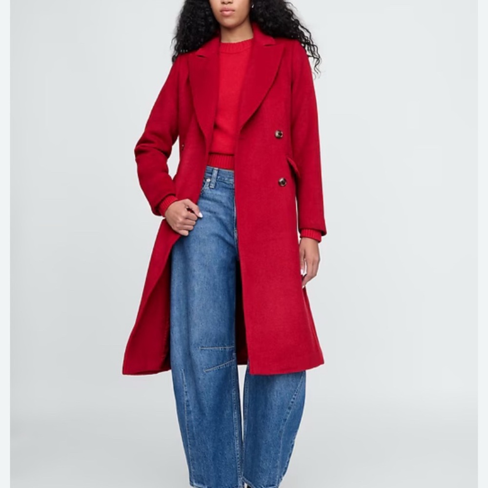 GAP Women's Chesterfield wool Coat Size:XS